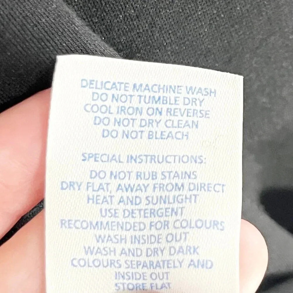 Boden Black Fit and Flare Midi Dress with Lace Sleeves Women's US Size 6 Regular - Picture 10 of 10